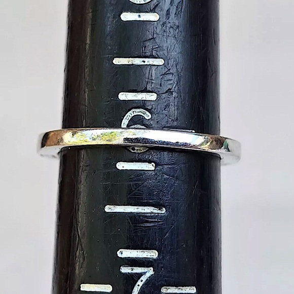 Vintage Green Amethyst Round Cut and White Quartz Sterling Silver Ring 6 - Picture 11 of 16